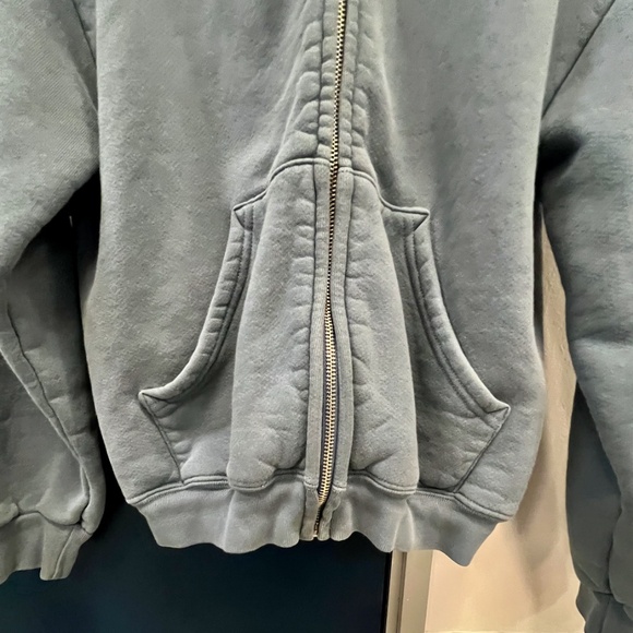 SET ACTIVE WOMEN'S LONG SLEEVE ZIP-UP HOODIE, SIZE SMALL, BLUE - Picture 5 of 9